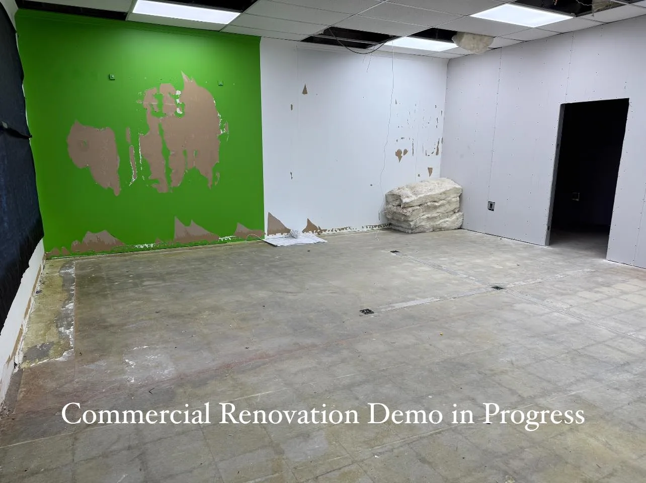 Construction project showcase