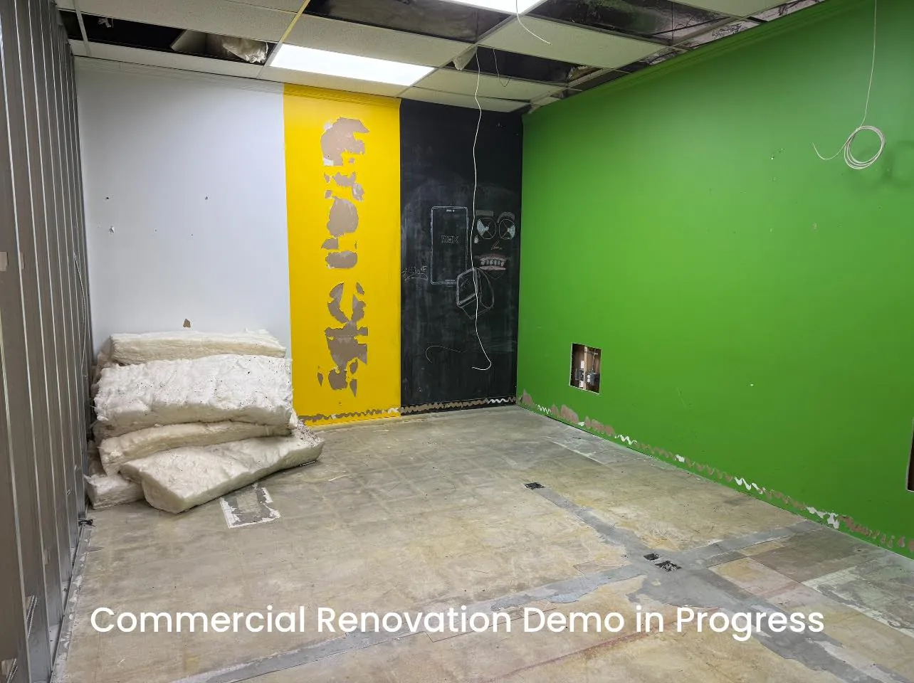 Construction project showcase
