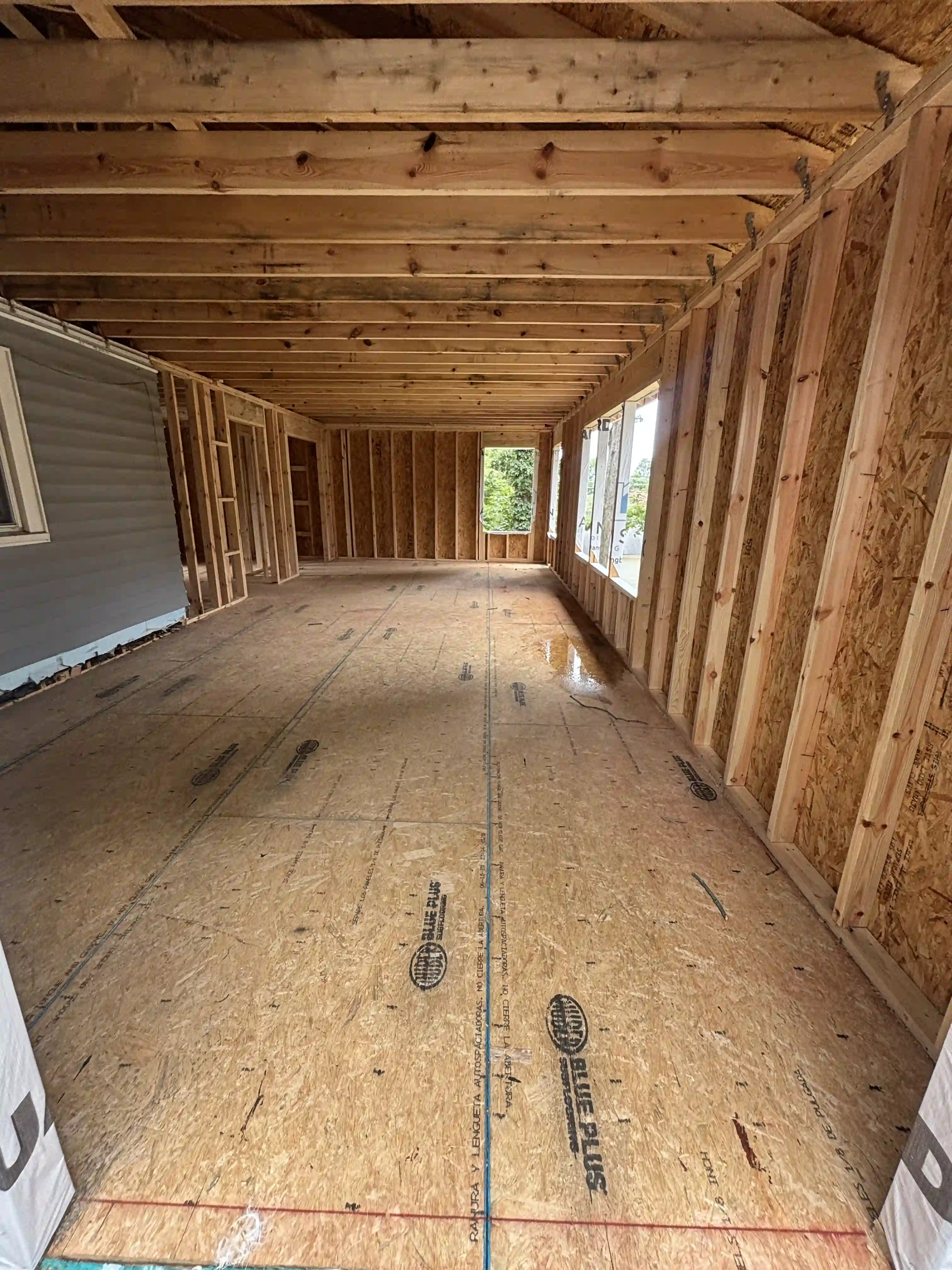 Addition framing work