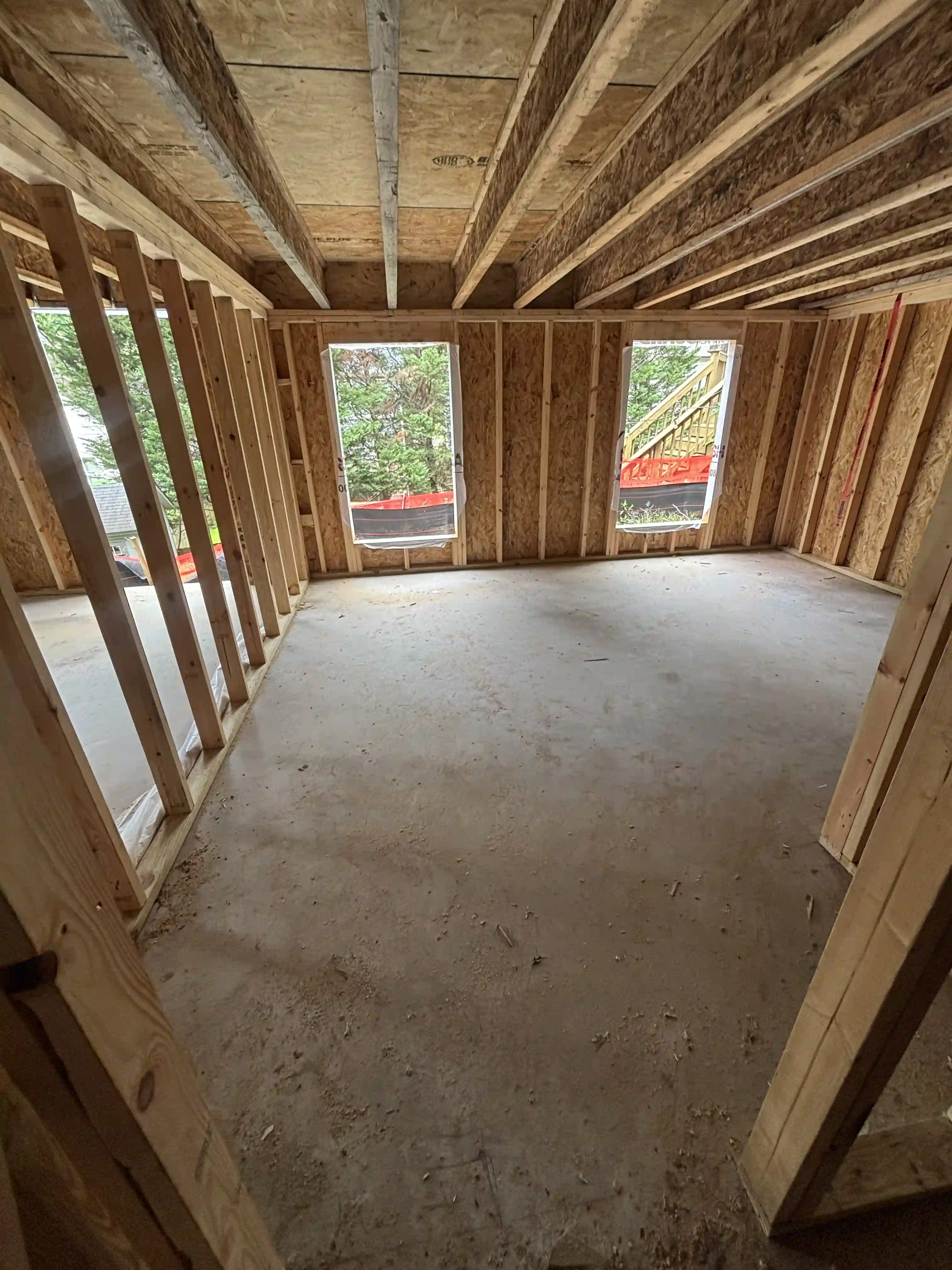 Large addition construction in progress