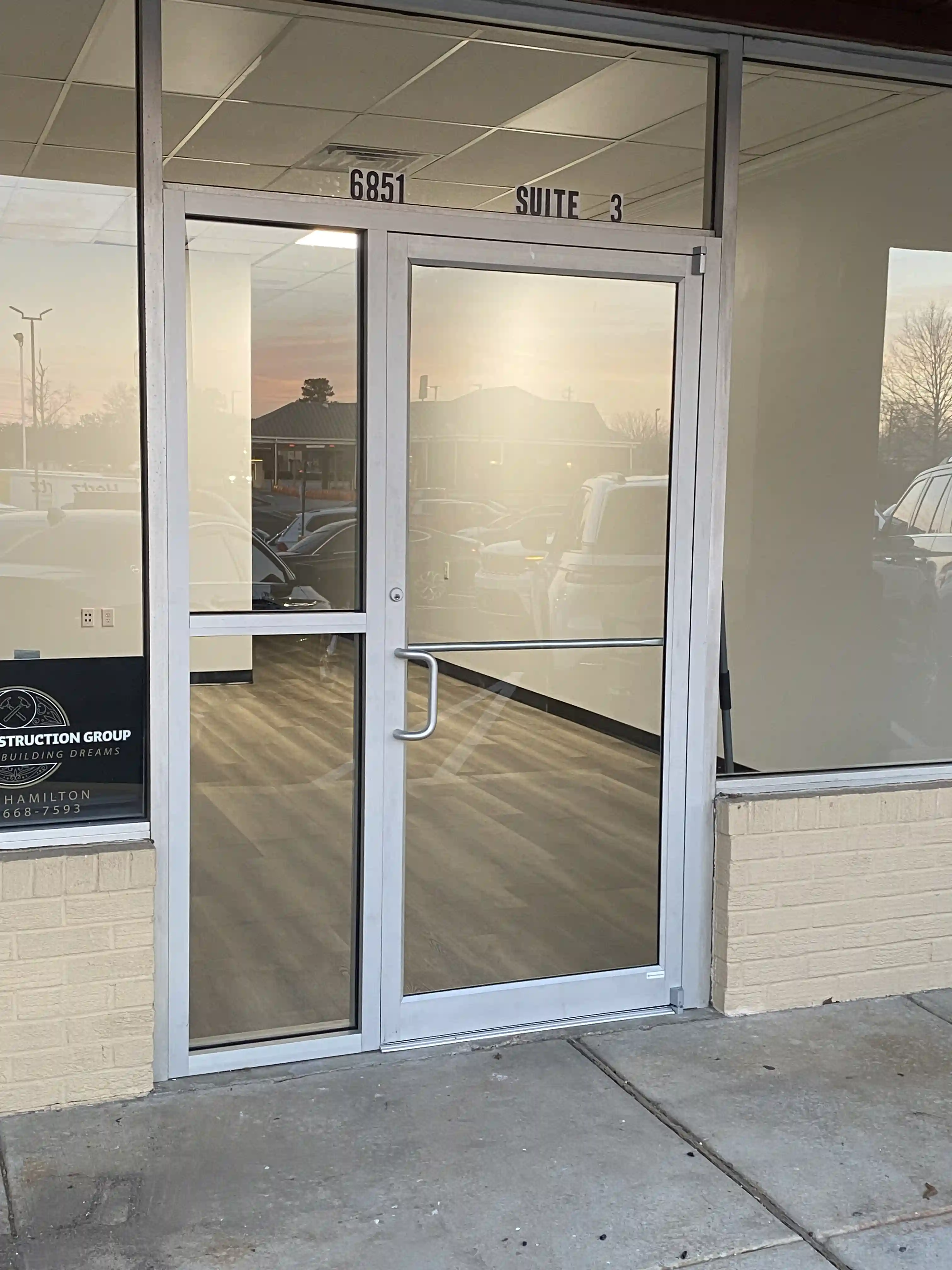 Commercial store front renovation