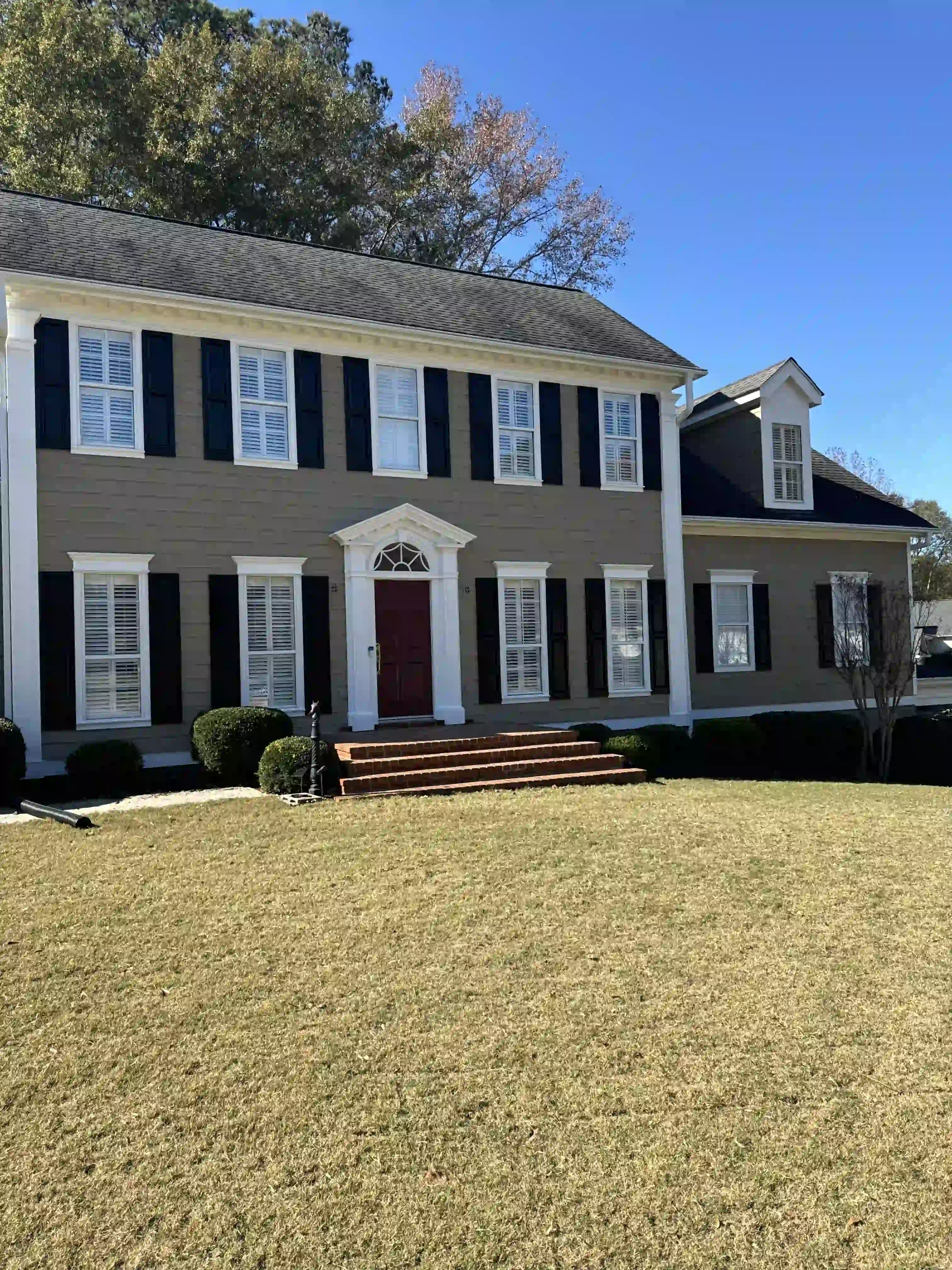 Exterior renovation after