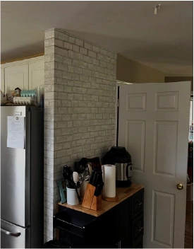 Kitchen renovation before view 1